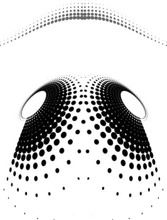 Background Composition, Web Template (Halftone) Vector Artのイラスト素材