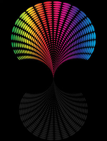 Background Composition, Web Template (Halftone) Vector Artのイラスト素材