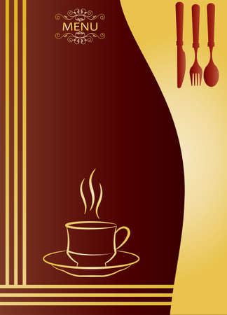 Coffee Menu Card Design Template Vector Artのイラスト素材