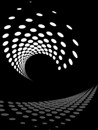 Background Composition, Web Template (Halftone) Vector Artのイラスト素材