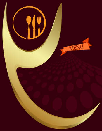 Menu Card Design Template Vector Artのイラスト素材