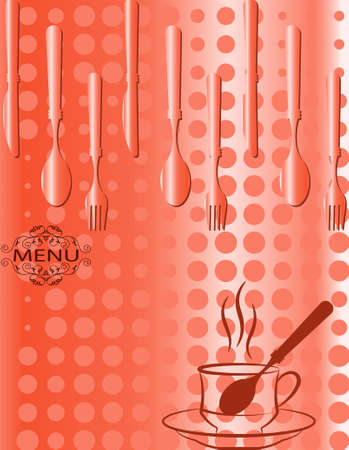 Menu Card Design Template Vector Artのイラスト素材