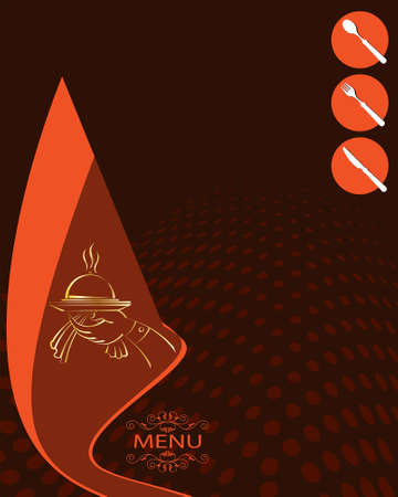 Menu Card Design Template Vector Artのイラスト素材