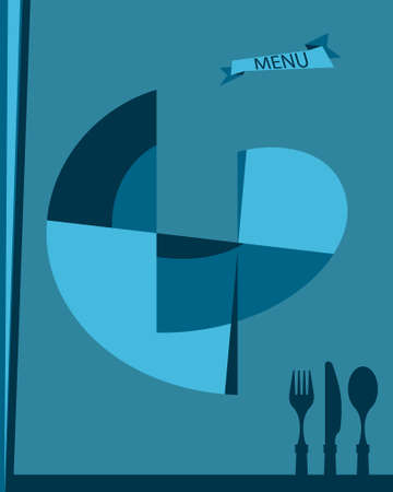 Menu Card Design Template Vector Artのイラスト素材