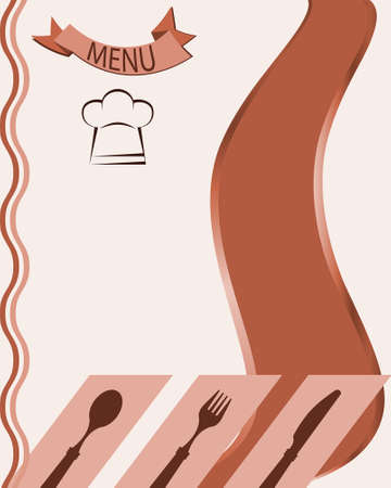 Menu Card Design Template Vector Artのイラスト素材