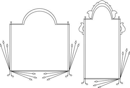 Frame Border Design Vector Artのイラスト素材