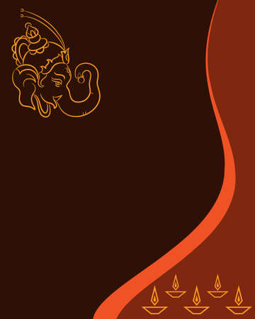 Ganesha The Lord Of Wisdom Vector Artのイラスト素材