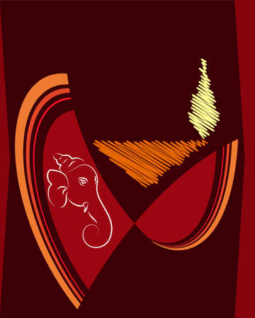 Ganesha The Lord Of Wisdom Vector Artのイラスト素材