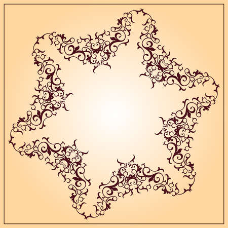 Flourish Ornamental Design Vector Artのイラスト素材