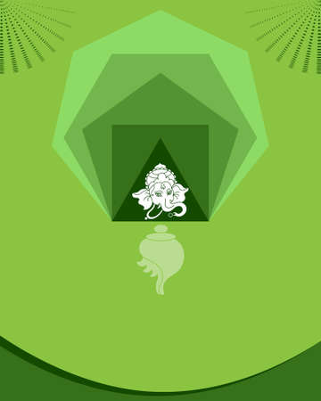 Ganesha The Lord Of Wisdom Vector Artのイラスト素材