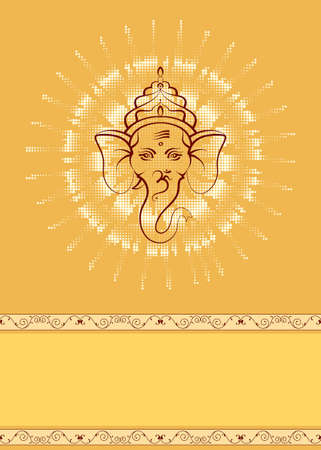 Ganesha The Lord Of Wisdom Vector Artのイラスト素材