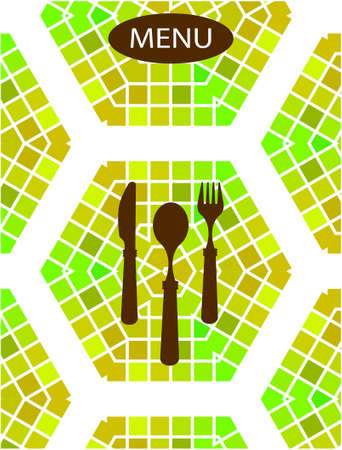 Menu Card Design Template Vector Artのイラスト素材