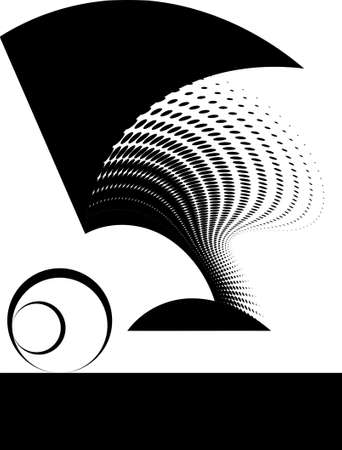 Background Composition, Web Template (Halftone) Vector Artのイラスト素材