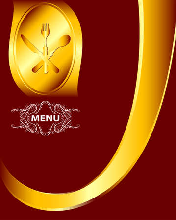 Menu Card Design Template Vector Artのイラスト素材