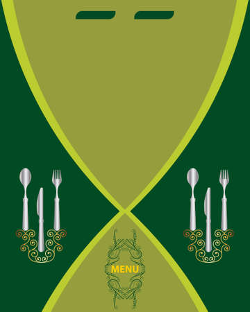 Menu Card Design Template Vector Artのイラスト素材