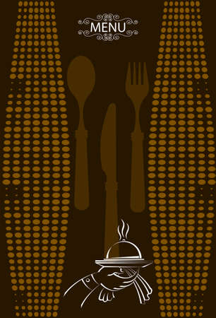 Menu Card Design Template Vector Artのイラスト素材