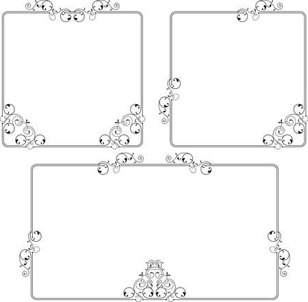 Frame Border Design Vector Artのイラスト素材