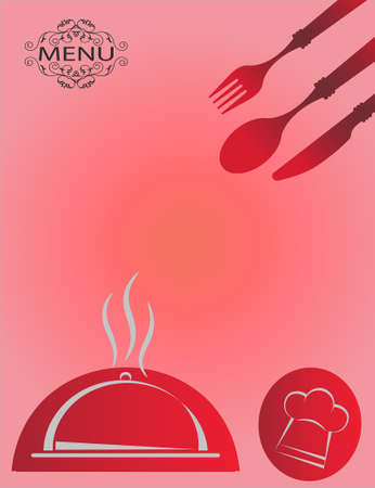 Menu Card Design Template Vector Artのイラスト素材