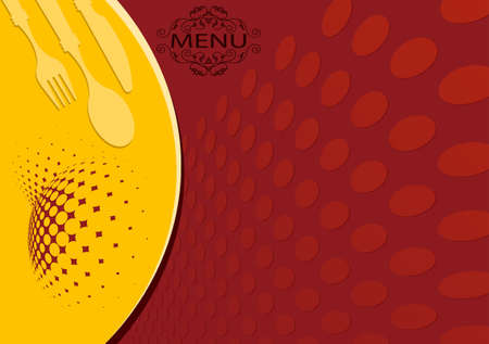 Menu Card Design Template Vector Artのイラスト素材