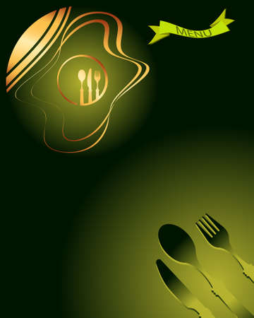 Menu Card Design Template Vector Artのイラスト素材