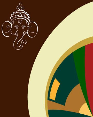 Ganesha The Lord Of Wisdom Vector Artのイラスト素材