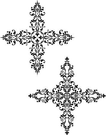 Christian Cross Design Vector Artのイラスト素材