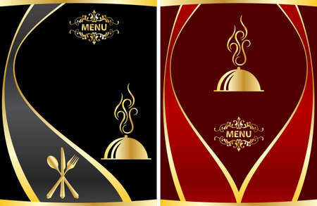 Menu Card Design Template Vector Artのイラスト素材