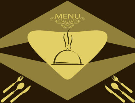 Menu Card Design Template Vector Artのイラスト素材
