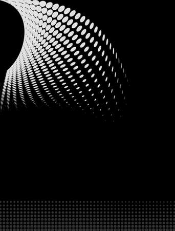 Background Composition, Web Template (Halftone) Vector Artのイラスト素材