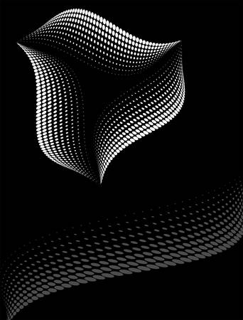 Background Composition, Web Template (Halftone) Vector Artのイラスト素材