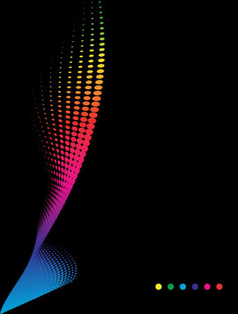 Background Composition, Web Template (Halftone) Vector Artのイラスト素材