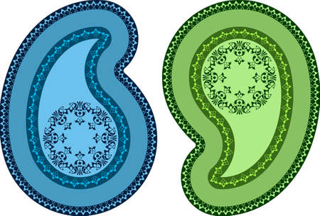 Paisley Design (Can Be Used For Textile, Batik Print) Vector Artのイラスト素材
