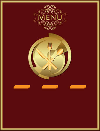 Menu Card Design Template Vector Artのイラスト素材