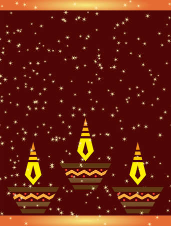 Diwali Greeting Design Vector Artのイラスト素材