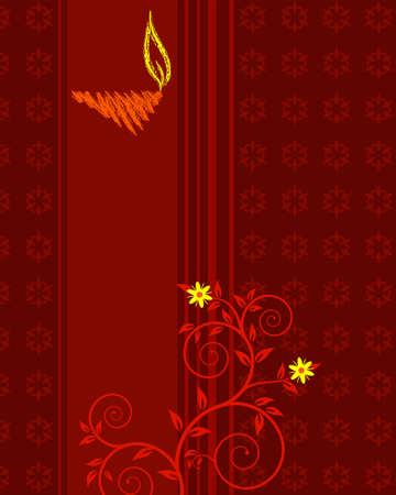 Diwali Greeting Design Vector Artのイラスト素材