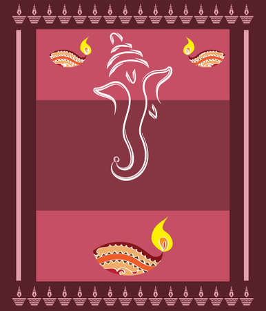 Ganesha The Lord Of Wisdom Vector Artのイラスト素材