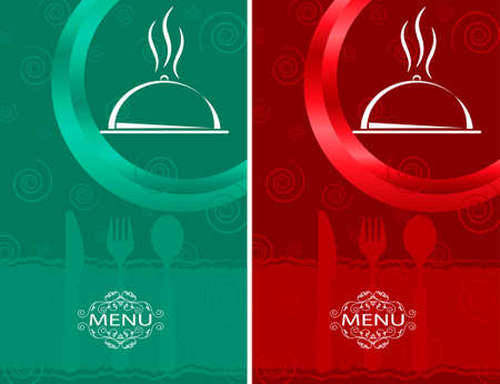 Menu Card Design Template Vector Artのイラスト素材