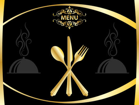 Menu Card Design Template Vector Artのイラスト素材