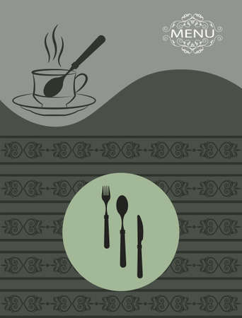 Coffee Menu Card Design Template Vector Artのイラスト素材