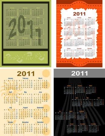 Calendar Design 2012 Vector Artのイラスト素材