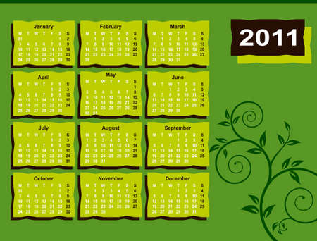 Calendar Design 2012 Vector Artのイラスト素材