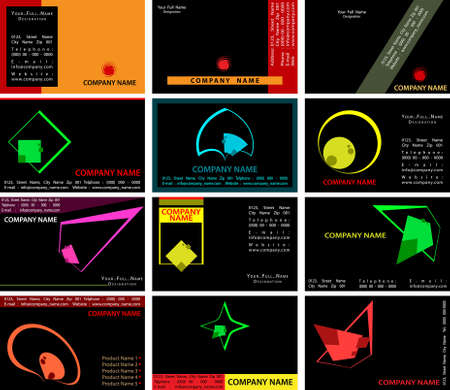 Business Card Design Vector Artのイラスト素材