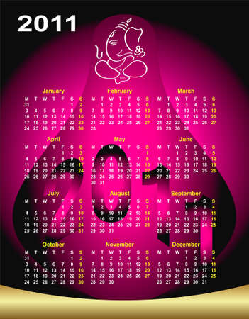 Calendar Design 2012 Vector Artのイラスト素材