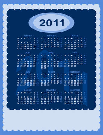 Calendar Design 2012 Vector Artのイラスト素材