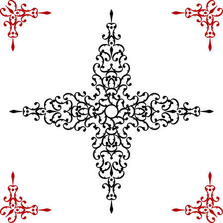 Christian Cross Design Vector Artのイラスト素材