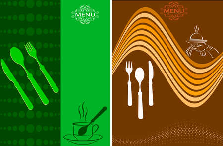 Menu Card Design Template Vector Artのイラスト素材