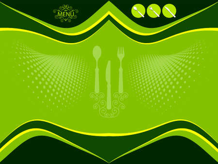 Menu Card Design Template Vector Artのイラスト素材