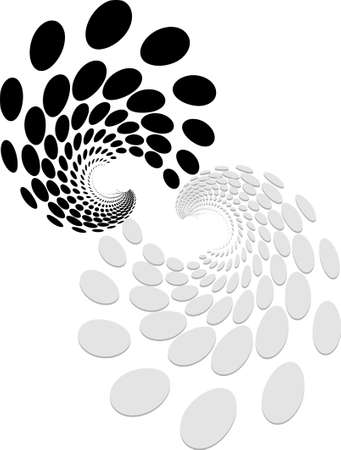 Background Composition, Web Template (Halftone) Vector Artのイラスト素材