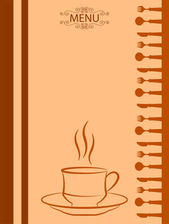 Coffee Menu Card Design Template Vector Artのイラスト素材