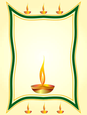 Diwali Greeting Design Vector Artのイラスト素材